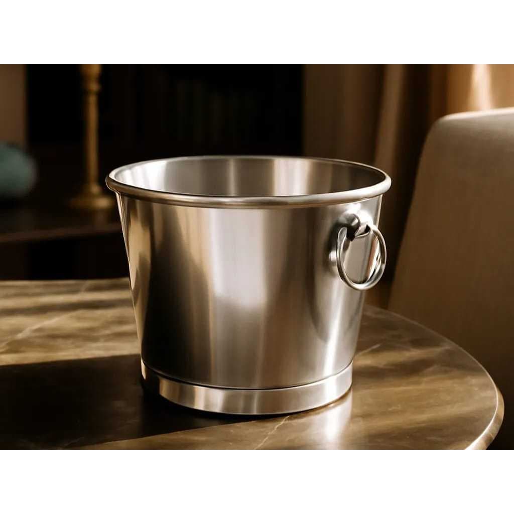 Balde Gelo Polido Aluminio 5 Litros Unitario Bar Balada Festa