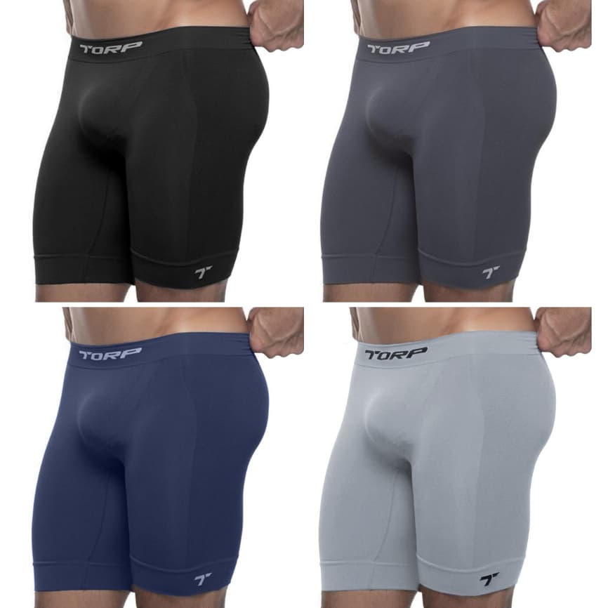 Bermuda Térmica Microfibra Sem Costura Short Compressão Soul Eco Torp Original Absorve o Suor