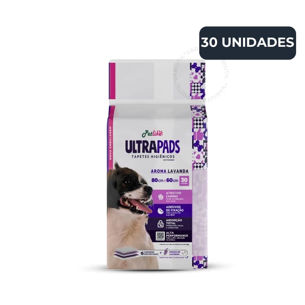 Tapete Higiênico Ultra Pads Aroma De Lavanda