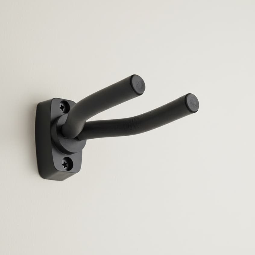 Suporte De Instrumento Para Guitarra Viola Violão  Parede Ajustável Emborrachado