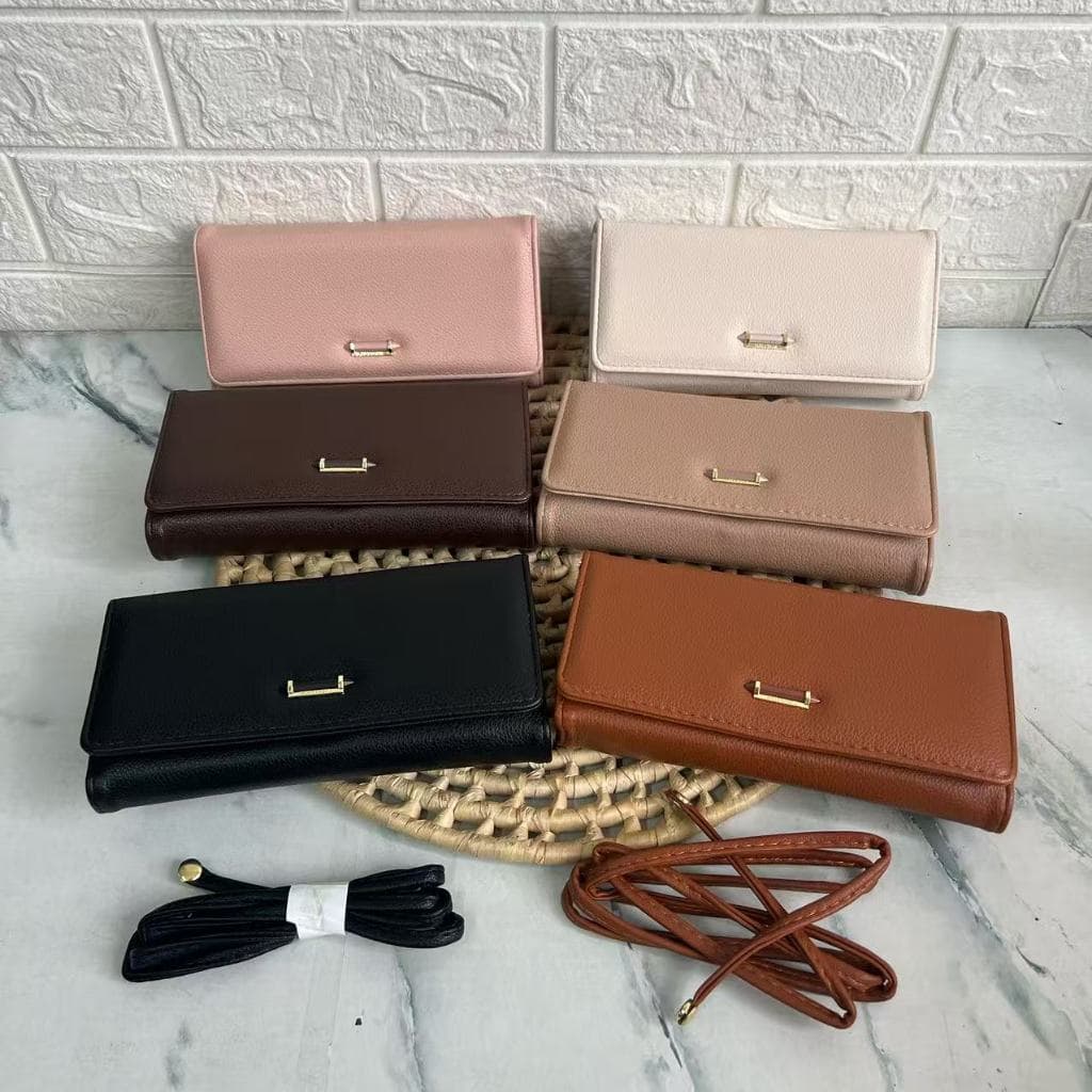 carteira feminina grande porta cartão com alca grande