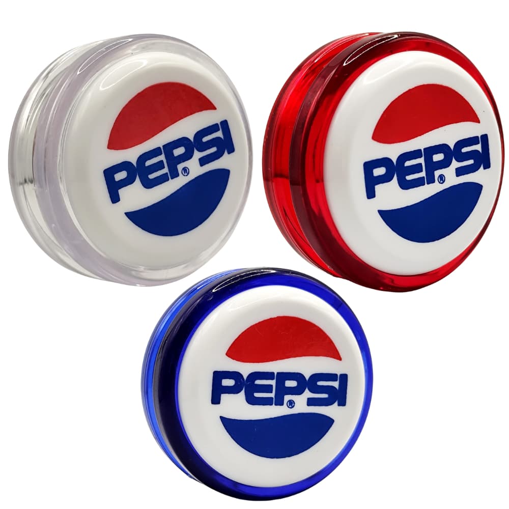 YOYO PROFISSIONAL PEPSI RETRÔ MASTER + 3 CORDAS DE REPOSIÇÃO (IOIO COCA-COLA RUSSELL)