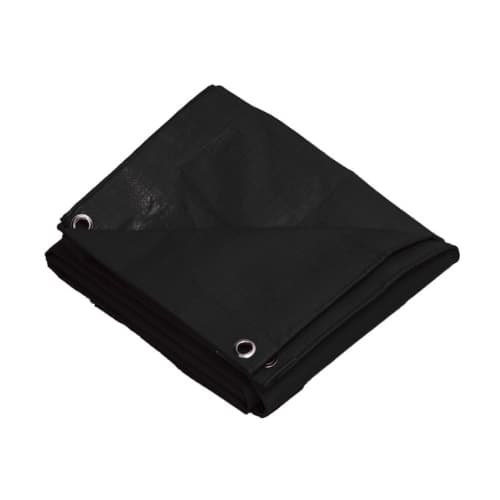 Lona Impermeável com tratamento UV Preta 2x2m 330 Micras- PRIMELONAS