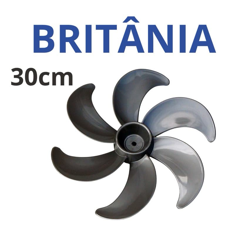 Hélice Britânia 30cm 6 Pas Funda para Ventilador