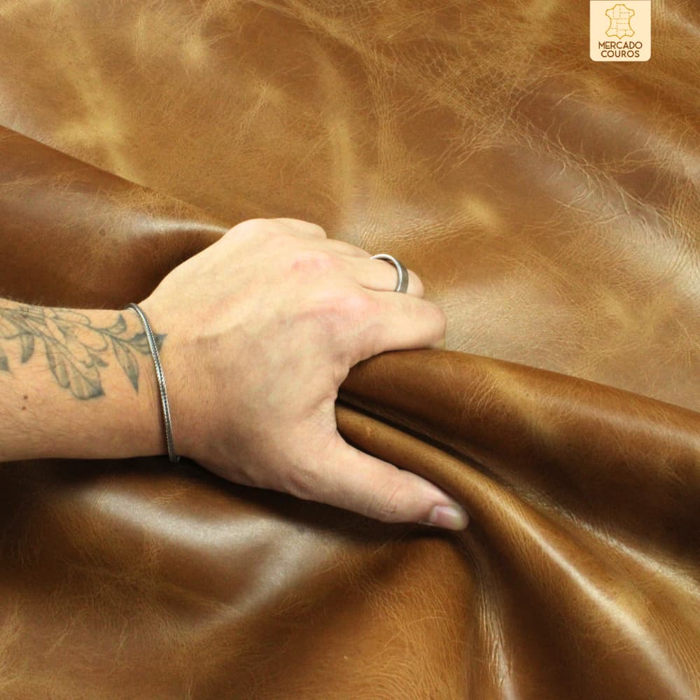 Couro Legítimo Crazy Horse P/ Carteira Bainha Artesanato 40x20 / 50x25 / 60x30