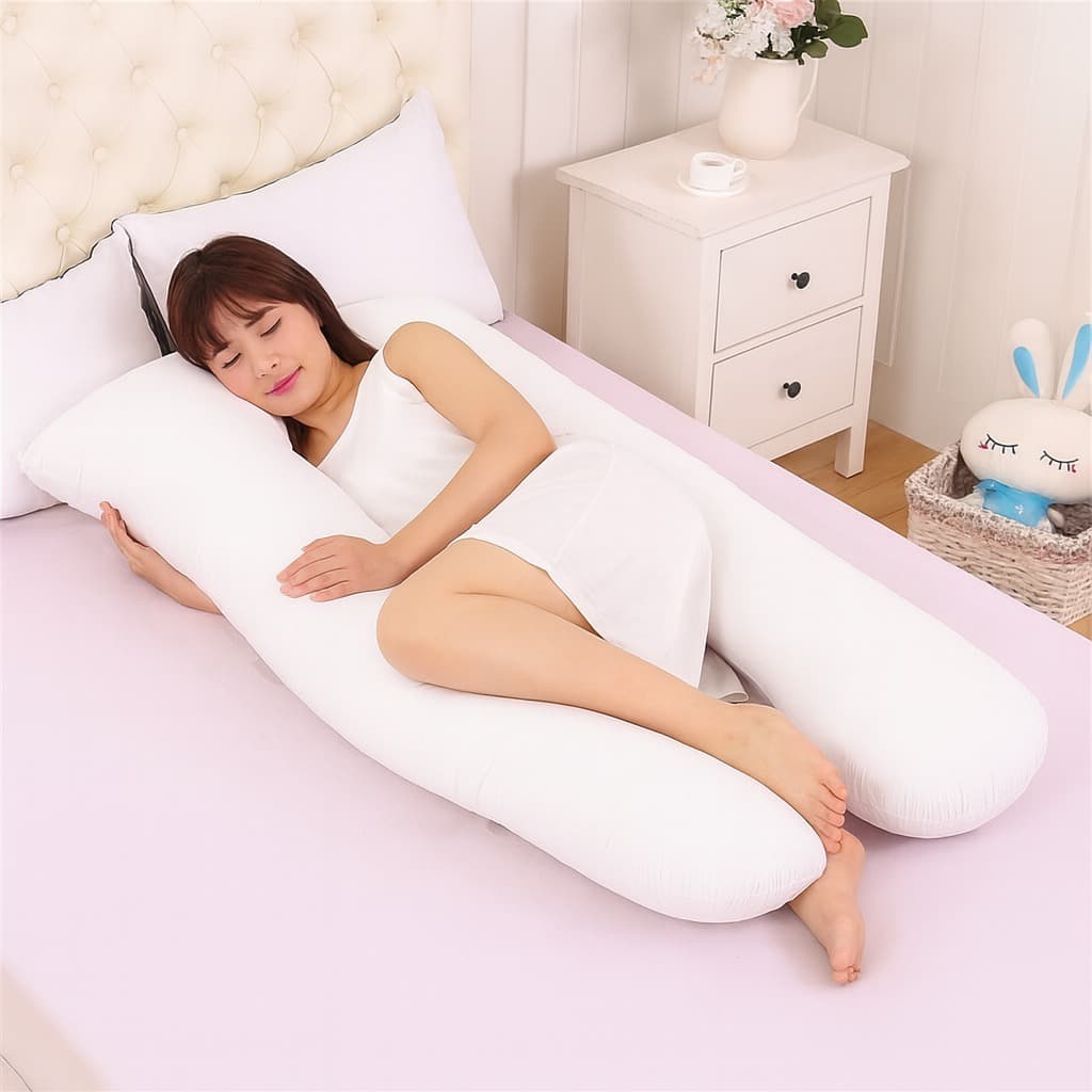 Almofada Gestante Travesseiro Grávida Mamãe Anatômico 100% Algodão