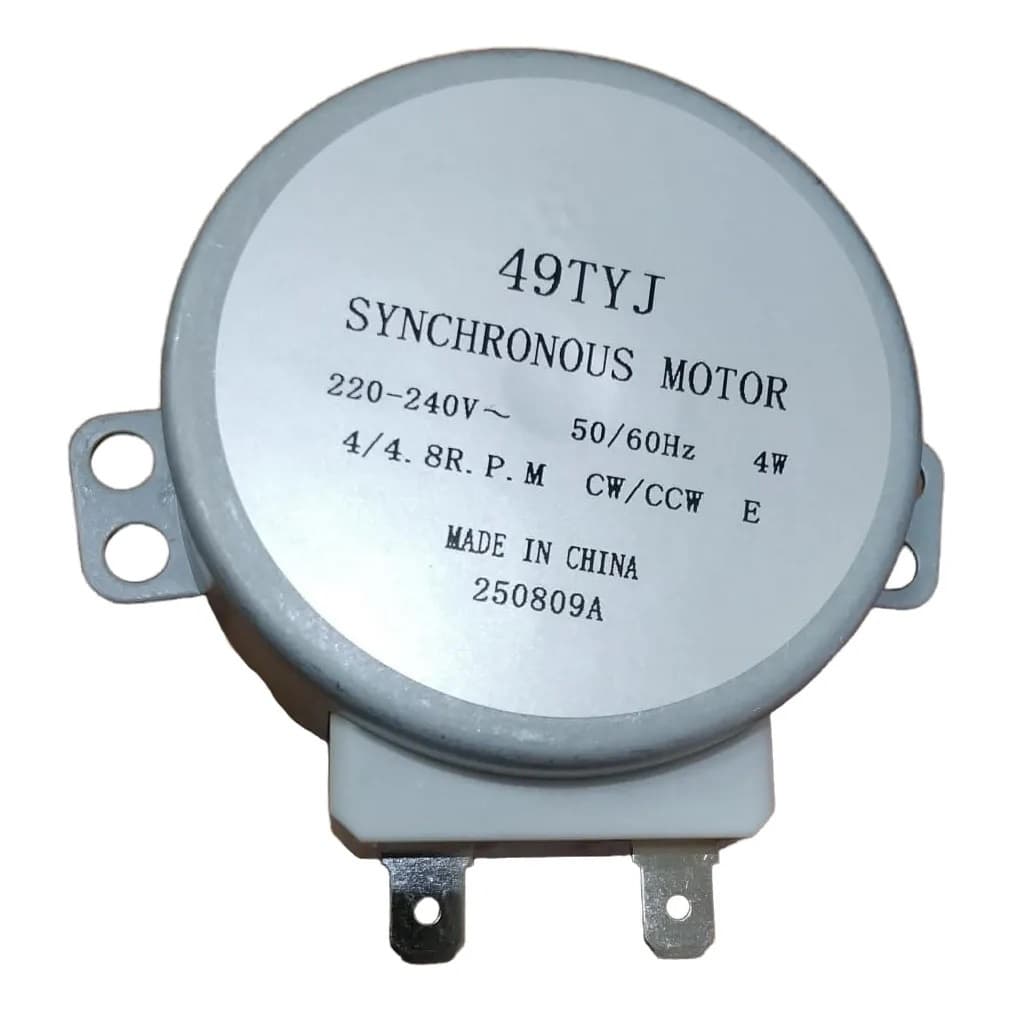 Motor De Microondas 4w 220v Eixo Metal 4/4.8 Rpm
