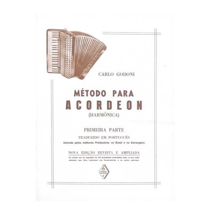 Método Para Acordeon Harmônica Primeira Parte Carlo Godoni