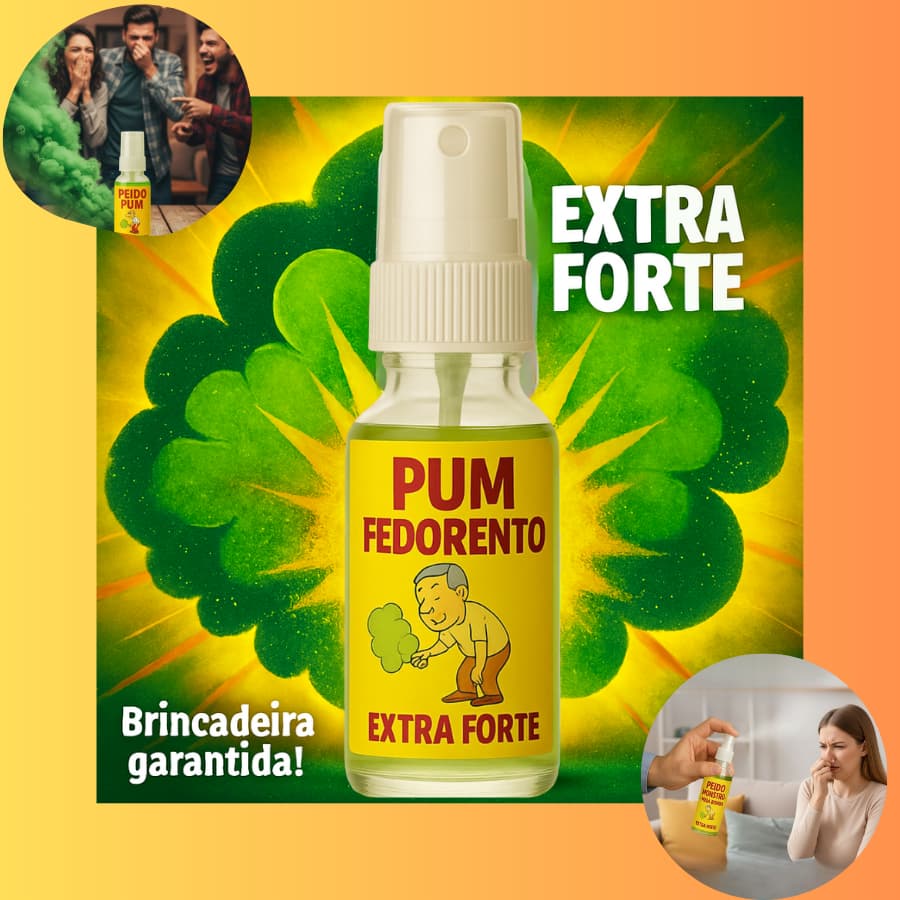 Spray Pegadinha Pum Fedorento Peido Trolagem Pum Pronto Pegadinha Realista Zoação