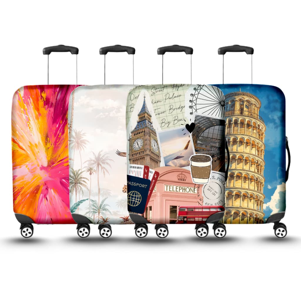 Capa de Mala para Viagem Protetora Estampas Personagens