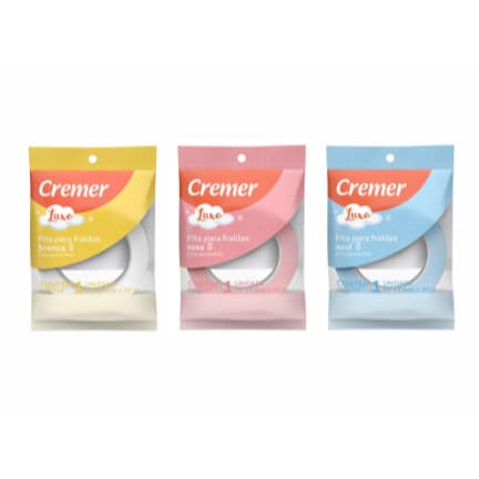 Fita p/ Fralda Luxo Cremer 19mm x 20m