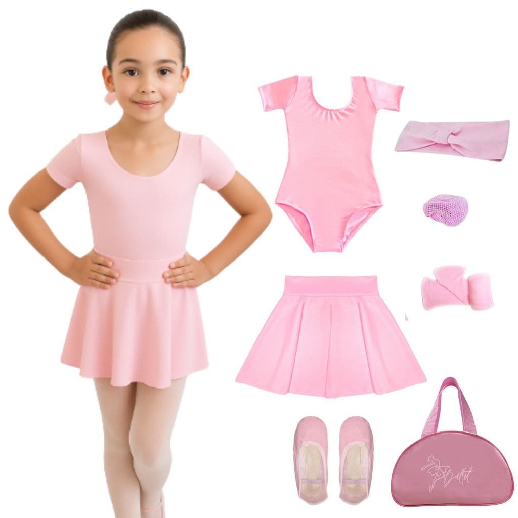Uniforme Ballet Infantil 7 Itens Com Bolsa LEIA A DESCRIÇÃO DO ANÚNCIO