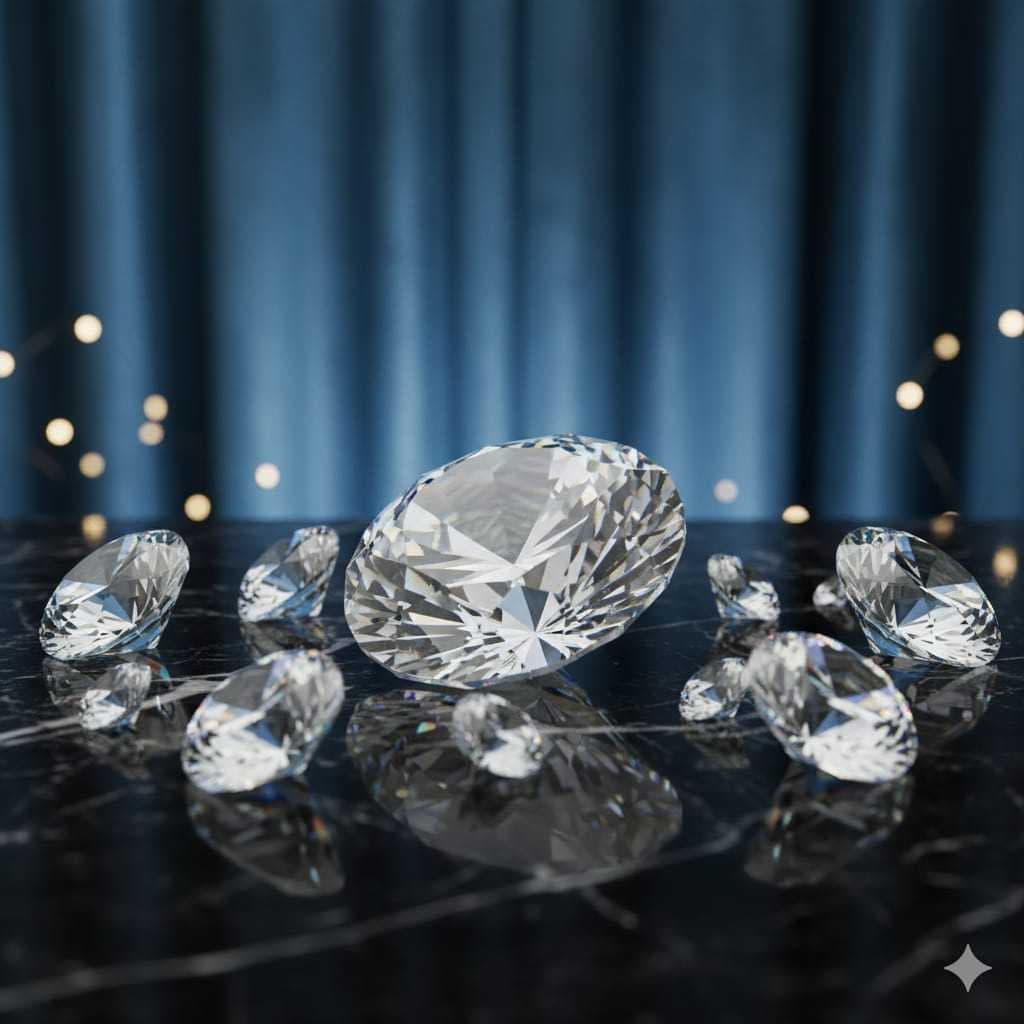 Diamante Vidro Decoração Pepita