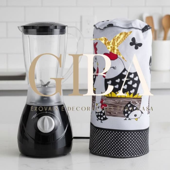 Capa Para Liquidificador- Protege e Decora Com Tecido de Alta Qualidade Com Estampas Modernas Com Preço De Fábrica.