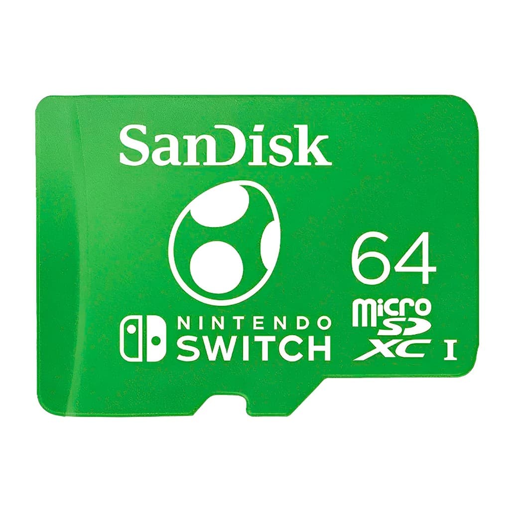SanDisk MicroSD sandisk nintendo switcg SDXC memory card SDSQXAO-064G-GN3ZN (K-8174-1507)