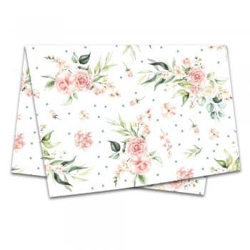 Papel de Seda Estampado Alice Floral 50,0x70,0cm, Xingó - 10/20/50 folhas.