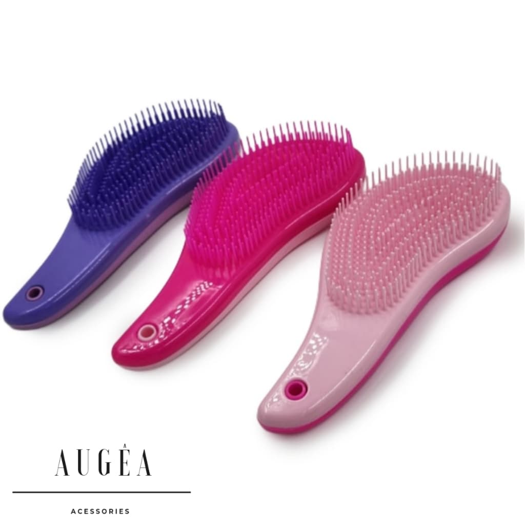 Mágica escova de cabelo desembaraçadora finalização liso, ondulado, cacheado e crespo