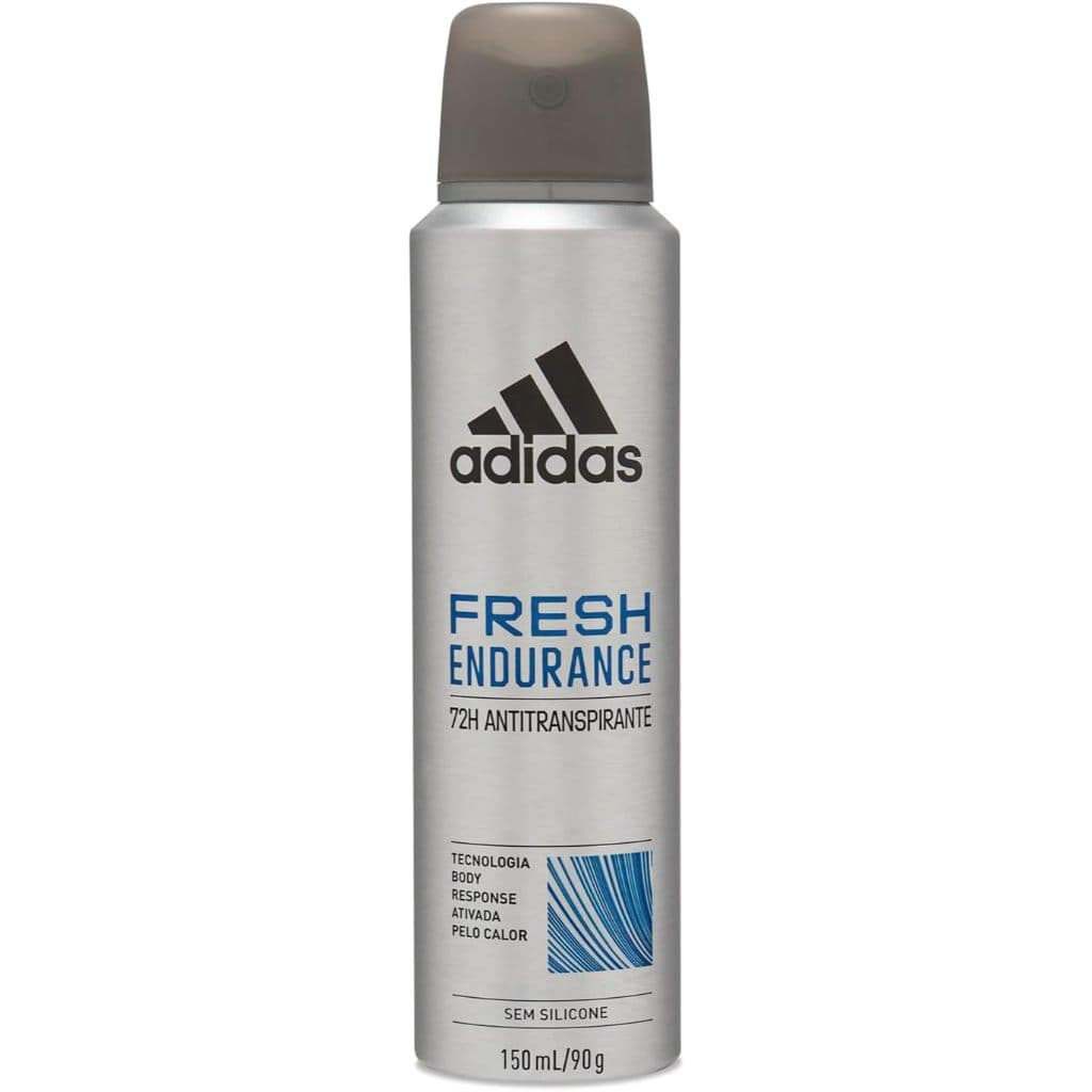 Desodorante Antitranspirante Adidas Aerossol Fresh Endurance Masculino 72h Com 150ml