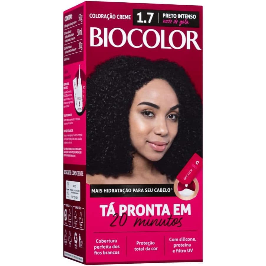 Tinta De Cabelo Biocolor Preto Intenso 1.7 Mini