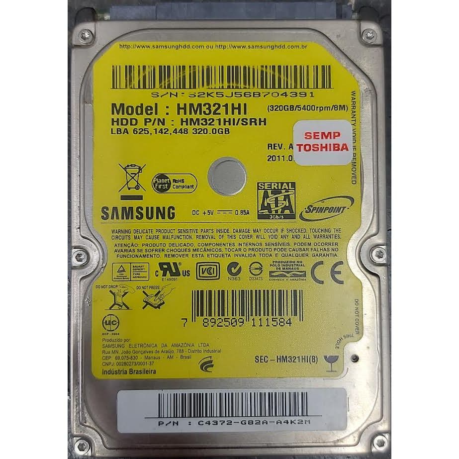 HDD Samsung HM321HI 320GB