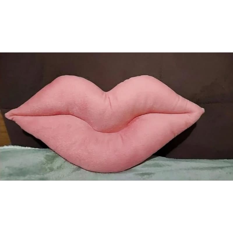 Almofada 3D Boca decorativa de várias cores