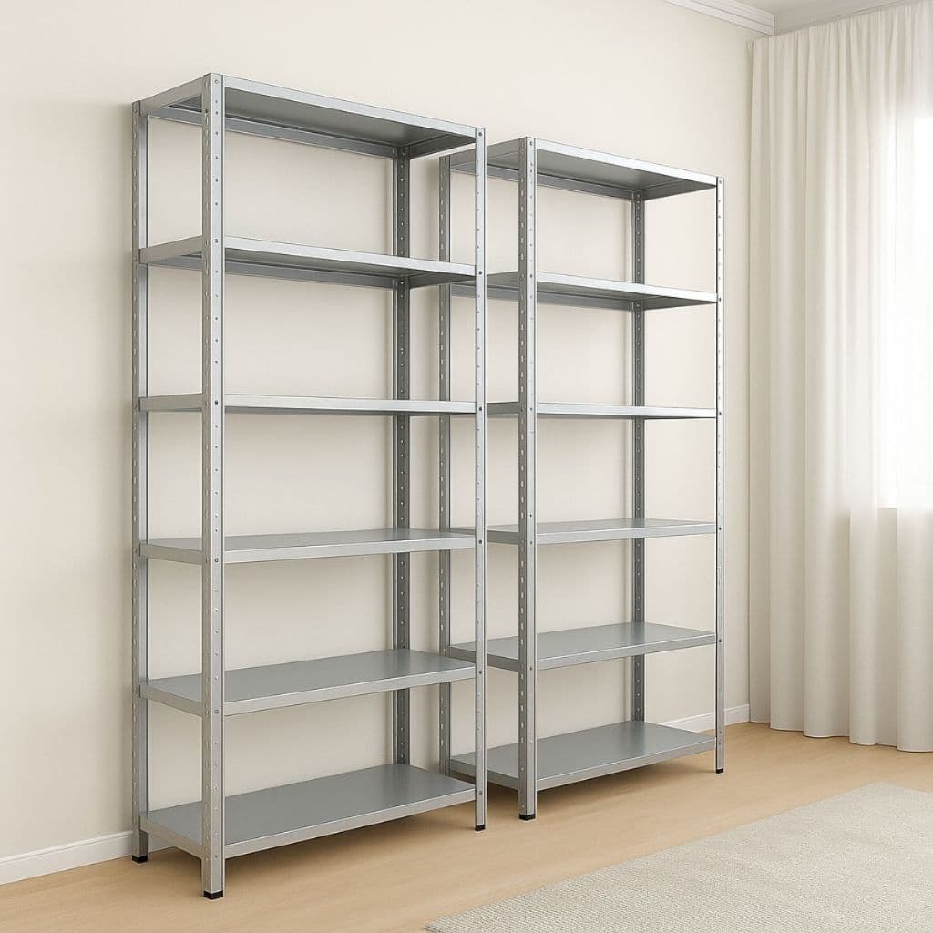 Estante Prateleira Aço Aparador Livros Antiferrugem Organizador Industrial - Armário Estoque  Galpão