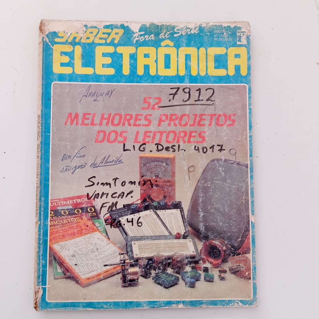 Revista Saber Eletrônica Nº 7 52 Melhores Projetos Dos Leitores