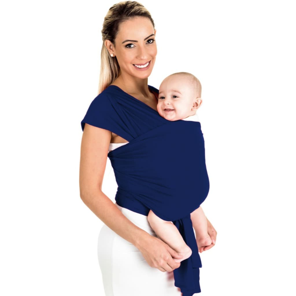 BABY SLING WRAP SLING BEBÊ MAMÃE CANGURU CONFORTÁVEL E ERGONÔMICO PRÁTICO DE LAVAR E MUITO SEGURO