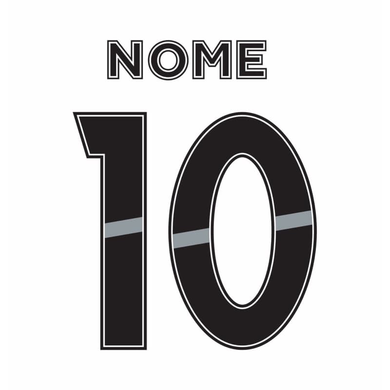 Fonte em termocolante para personalizar camisas 2025 Timão