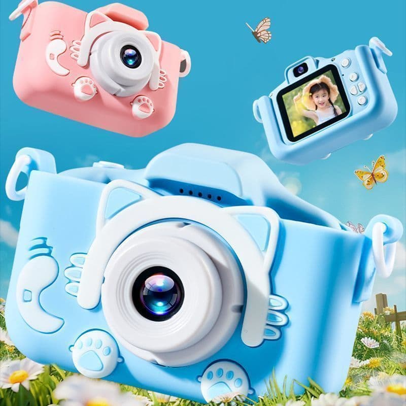 📸 Camera Infantil Digital Mini Filmadora Fotografica Para Crianças Tira Foto E Faz Vídeo De Verdade