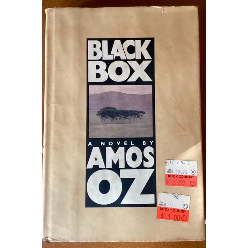 Livro: Black Box - Amos Oz CAPA DURA