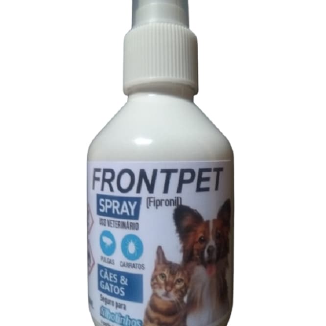 Frontpet=frontline spray 100ml antipulgas e carrapatos para cães e gatos