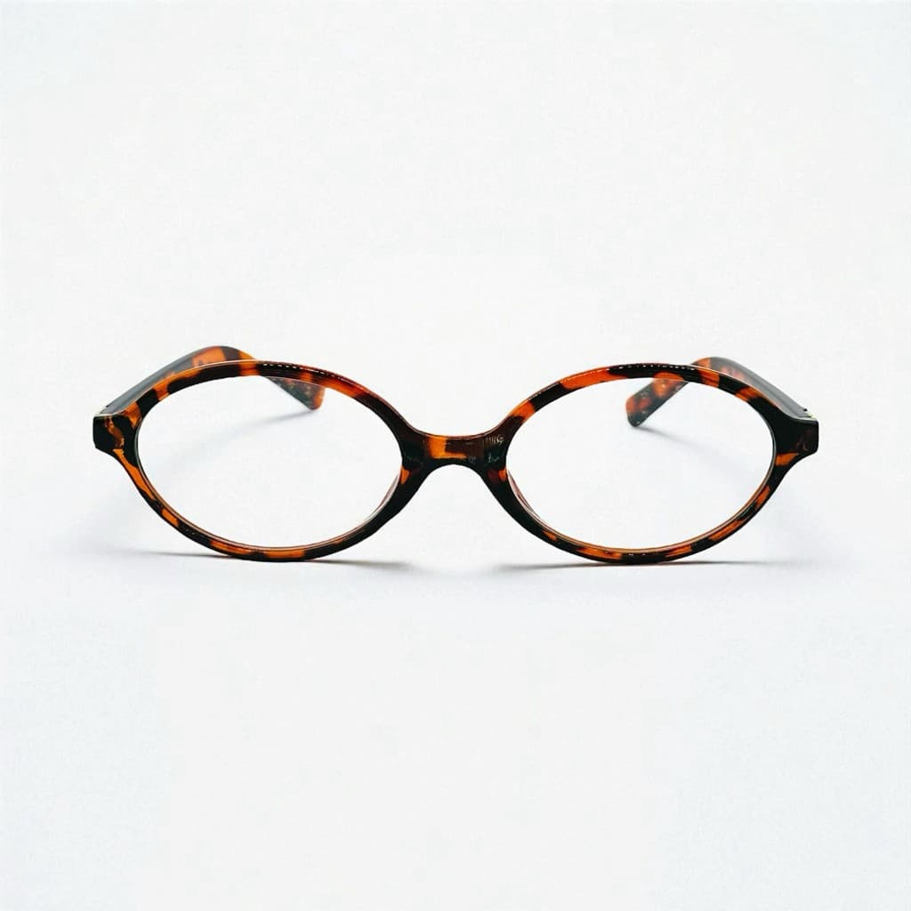 Óculos Ovais Retrô Coreanos-Bloqueio De Luz Azul De Armação Pequena Para Mulheres