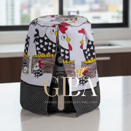 CAPA PARA FRITADEIRA ELÉTRICA AIR FRYER - DECORAÇÃO E PROTEÇÃO PARA SEU ELETRODOMÉSTICO COM PREÇO DE FÁBRICA.