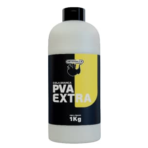 Cola Branca PVA Extra 1Kg Rendicolla para Madeira Papel Papelão  Escolar Artesanato Alta Resistência