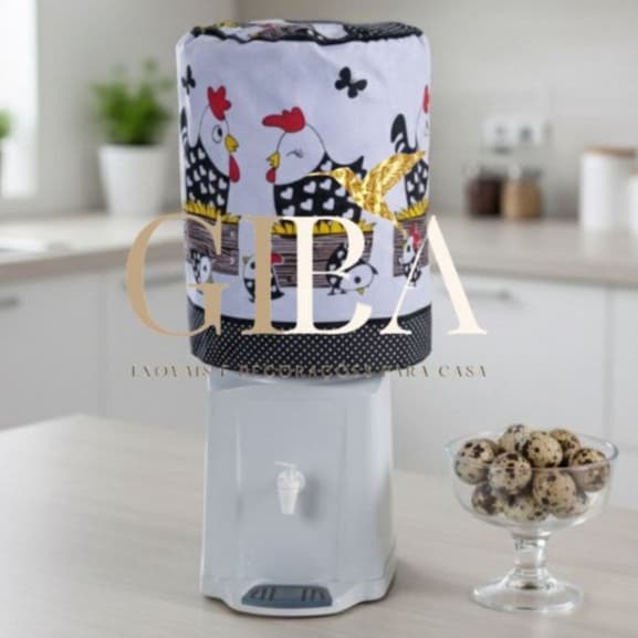 CAPA PARA GALÃO DE ÁGUA 20 LITROS - PROTEGE DE POEIRA E DECORA SUA CASA - PREÇO DE FÁBRICA