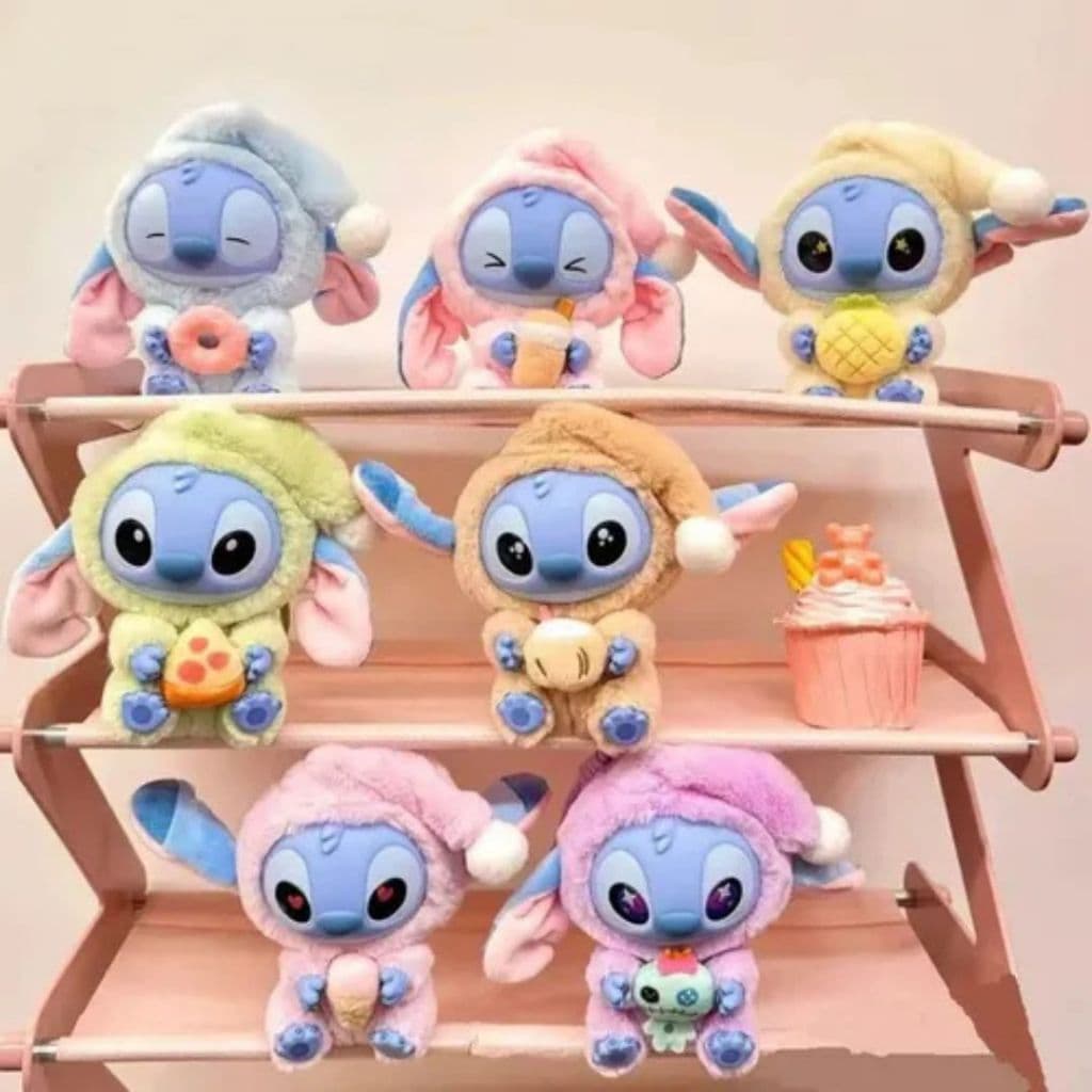 Boneco Stitch Labubu Surpresa Chaveiro Colecionável De Pelúcia.XHL_ELETRONICOS