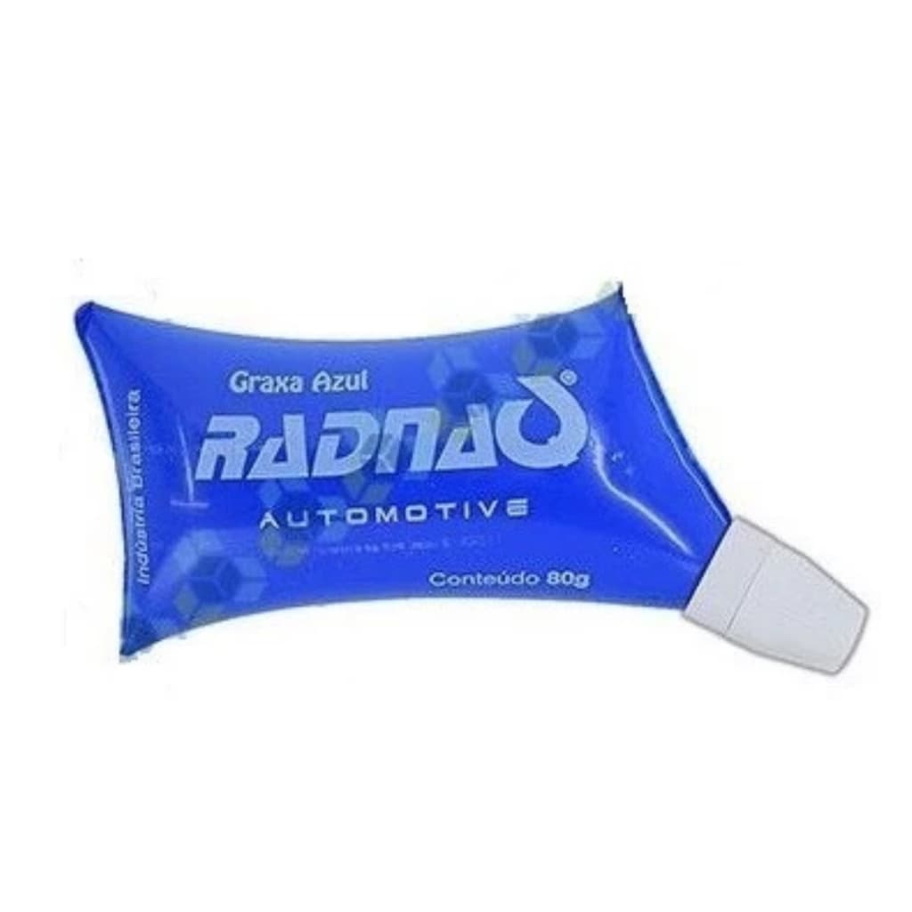 Graxa Azul Bisnaga Com Bico (80 Gr) Radnaq