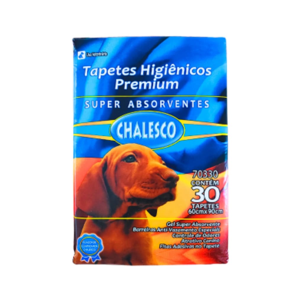 Tapete Higiênico Para Cães Chalesco Super Premium 30 Unidades