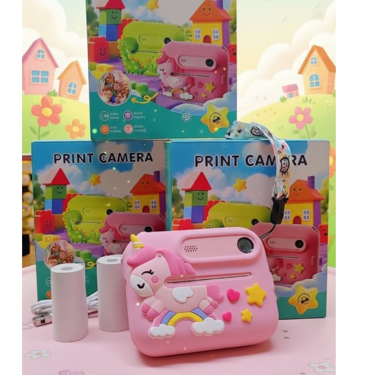 IMPRESSORA FOTOGRAFICA Infantil Câmera  Digital Com Impressão