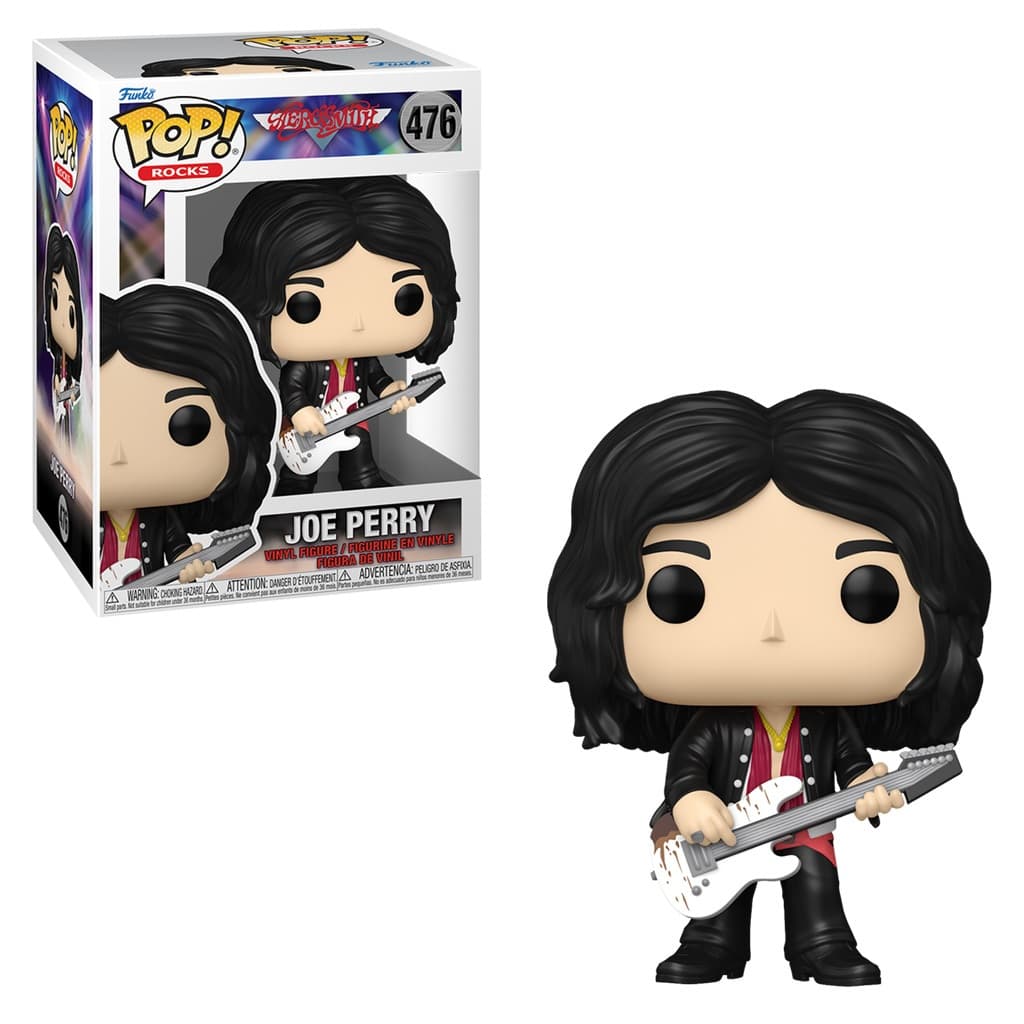 FUNKO POP ROCKS AEROSMITH JOE PERRY 476 NOVO ORIGINAL
