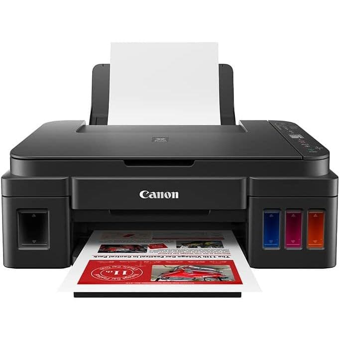 Impressora Multifuncional Canon MegaTank G3110 Bivolt Wi-Fi – Tanque de Tinta, Copiadora e Scanner, Cor Preto