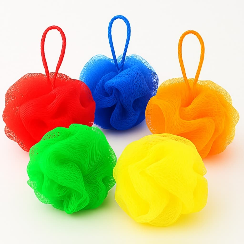 Esponjas de Banho Mini kits de Bucha Macia Esfoliante  Durável Massagem Espuma Fabrica Revenda Nylon