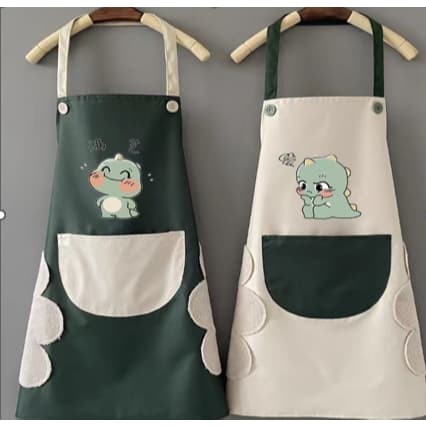 Avental Impermeavel De Cozinha A Prova De Água De Limpeza Com toalha de mão  - Cor aleatória