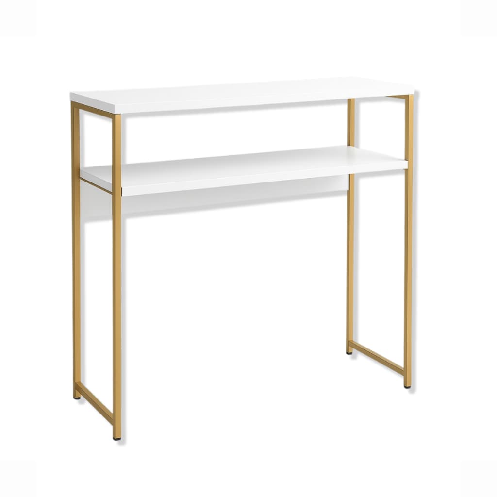 Mesinha Aparador para Salão de Beleza - Manicure Modelo Industrial em Metalon e MDF