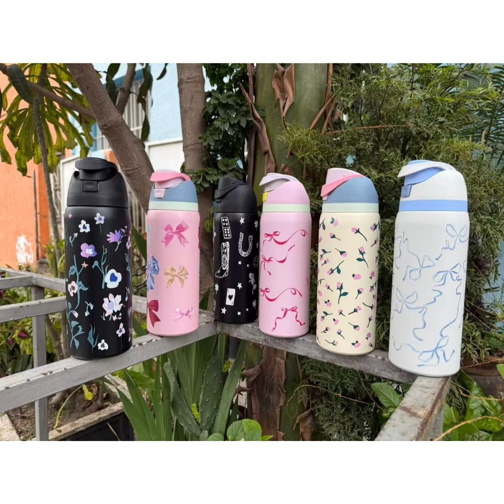 Nova Garrafa De Água De Aço Inoxidável freeSip 24 Onças 32 Copo Isolado A Vácuo De Camada Dupla Esportes