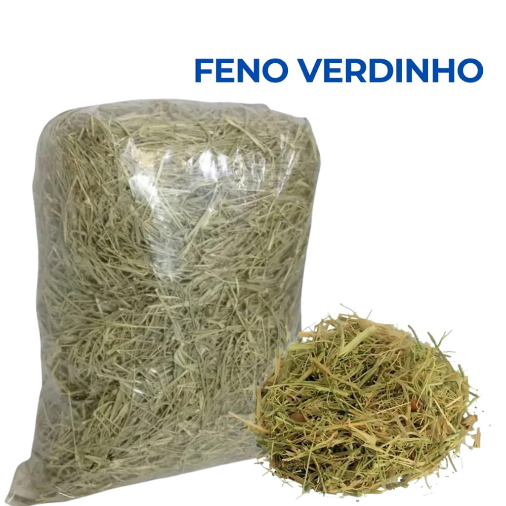 Feno Verdinho Cheiroso Coelho Porquinho da índia Hamster