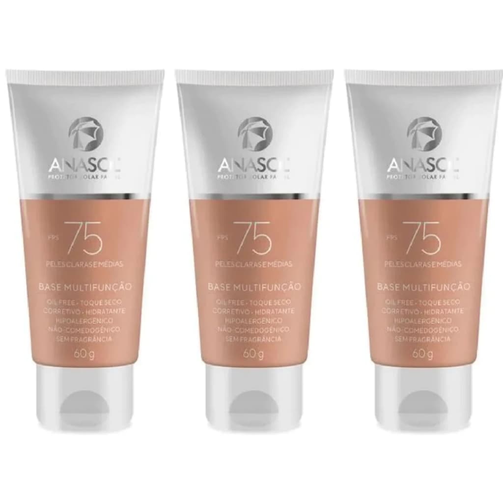 Base Hidratante Multifunção FPS 75 60g - Anasol