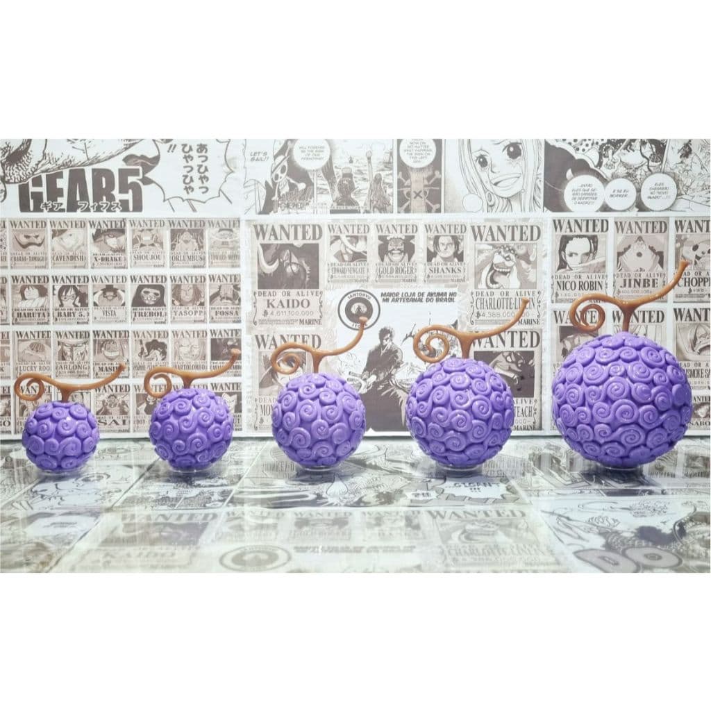 Action Figure - Akuma no mi - Gomu Gomu No Mi - One Piece - Luffy - Zoro -Anime Figure - Mangá