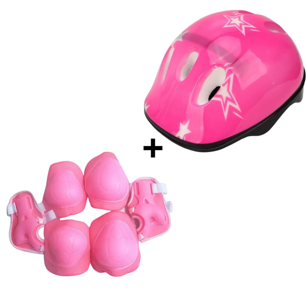 Capacete de proteção para Crianças Kit De Proteção e segurança Infantil Para Patinete Bike Patins Skate